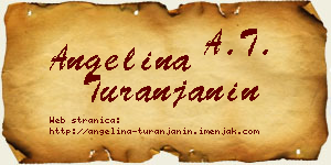 Angelina Turanjanin vizit kartica